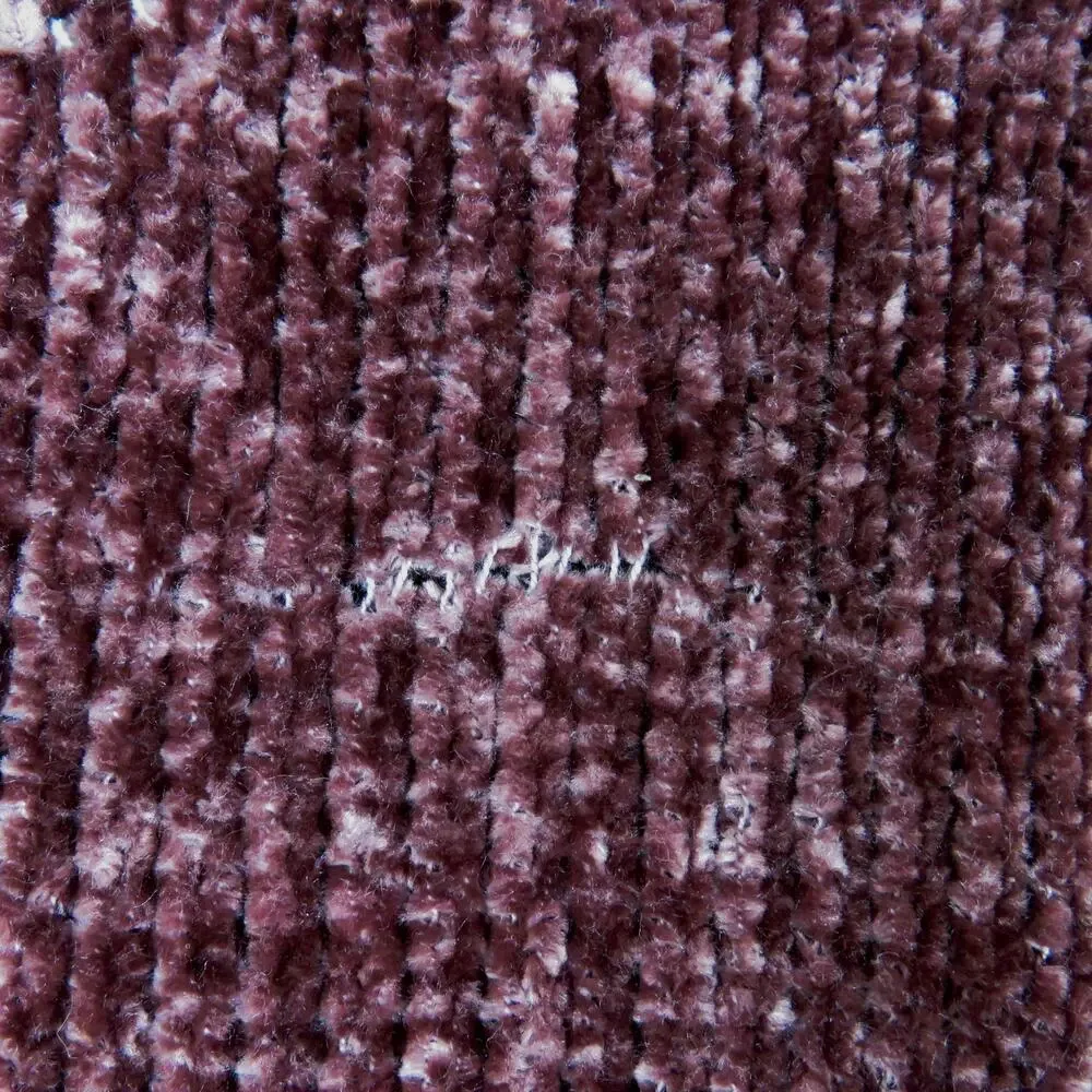 Seven Ultra Plush Chenille Pullover Sweater Mauve Pink Crewneck Sweater Medium